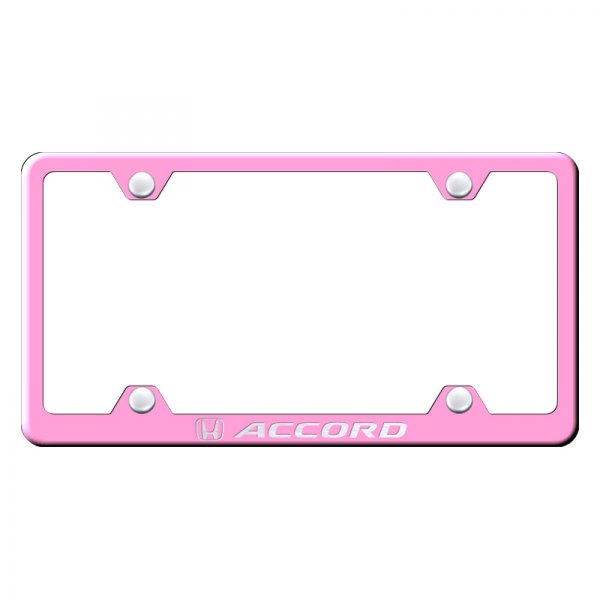 Autogold® - Wide Body License Plate Frame with Laser Etched Accord Logo