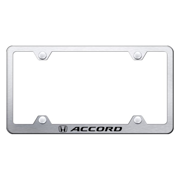 Autogold® - Wide Body License Plate Frame with Laser Etched Accord Logo