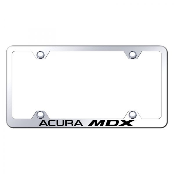 Autogold® - Wide Body License Plate Frame with Laser Etched Acura MDX Logo