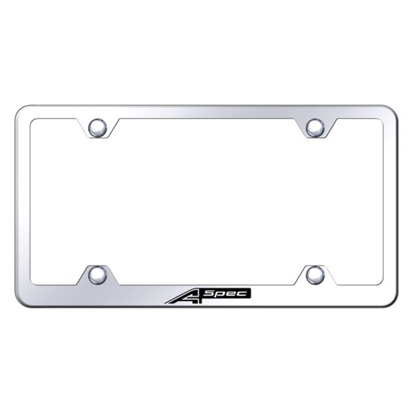 Autogold® - Wide Body License Plate Frame with Laser Etched A Spec Logo