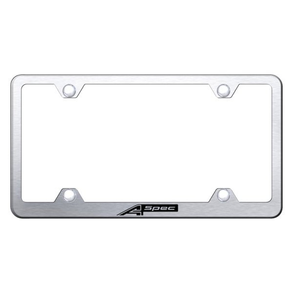 Autogold® - Wide Body License Plate Frame with Laser Etched A Spec Logo