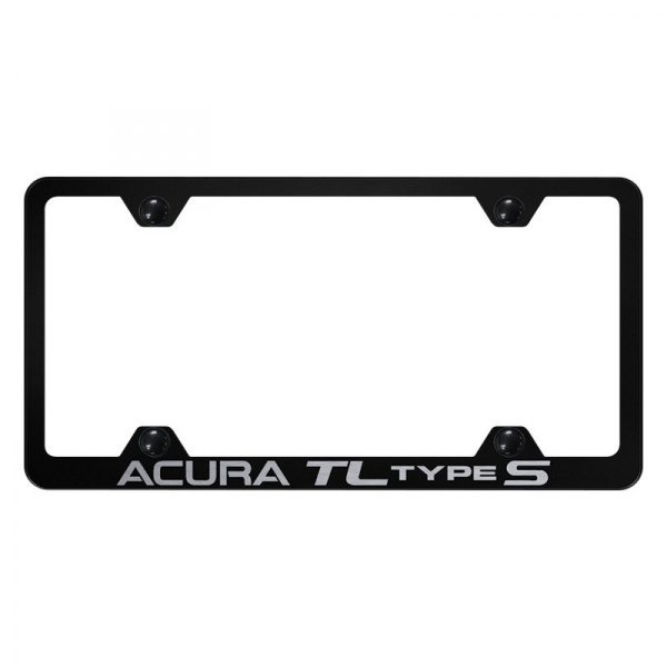 Autogold® - Wide Body License Plate Frame with Laser Etched Acura TL Type S Logo