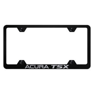 Autogold® - Wide Body License Plate Frame with Laser Etched Acura TSX Logo