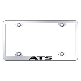 Autogold® - Wide Body Chrome License Plate Frame with Laser Etched ATS Logo