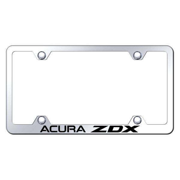 Autogold® - Wide Body License Plate Frame with Laser Etched Acura ZDX Logo