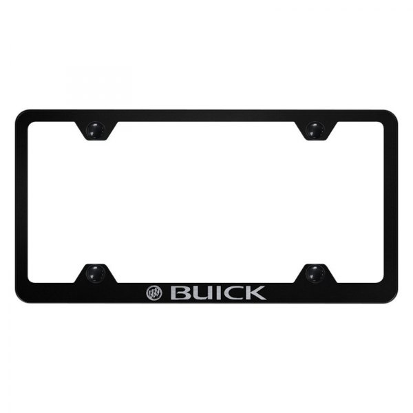 Autogold® - Wide Body License Plate Frame with Laser Etched Buick Logo