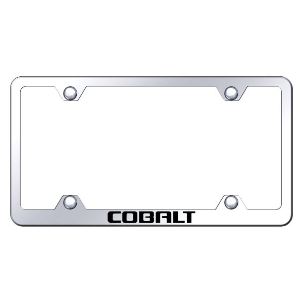 Autogold® - Wide Body License Plate Frame with Laser Etched Cobalt Logo