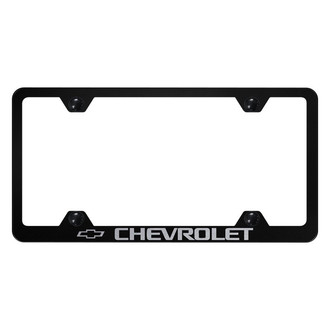 Autogold® - Wide Body License Plate Frame with Laser Etched Chevrolet Logo