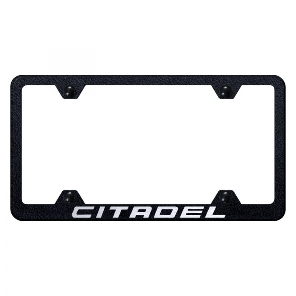 Autogold® - Wide Body License Plate Frame with Laser Etched Citadel Logo
