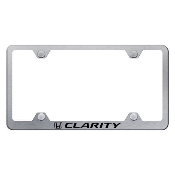 Autogold® - Wide Body License Plate Frame with Laser Etched Clarity Logo