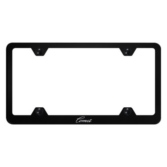 Autogold® - Wide Body License Plate Frame with Laser Etched Comet Logo