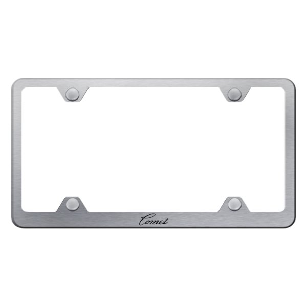 Autogold® - Wide Body License Plate Frame with Laser Etched Comet Logo