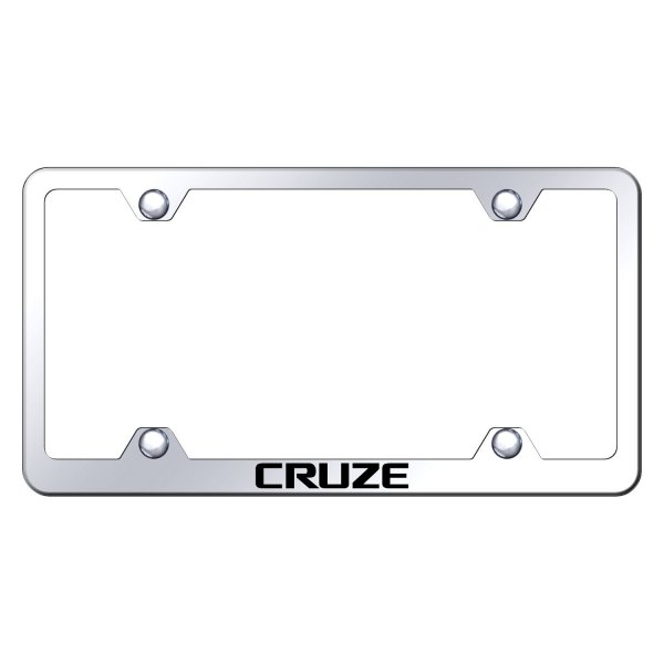 Autogold® - Wide Body License Plate Frame with Laser Etched Cruze Logo