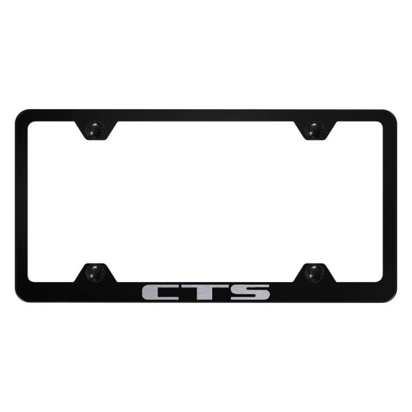 Autogold® - Wide Body License Plate Frame with Laser Etched CTS Logo