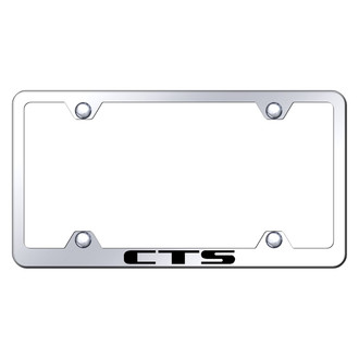 Autogold® - Wide Body Chrome License Plate Frame with Laser Etched CTS Logo