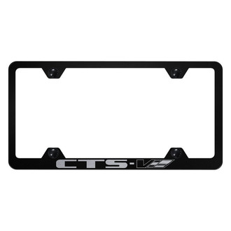 Autogold® - Wide Body License Plate Frame with Laser Etched CTS-V Logo