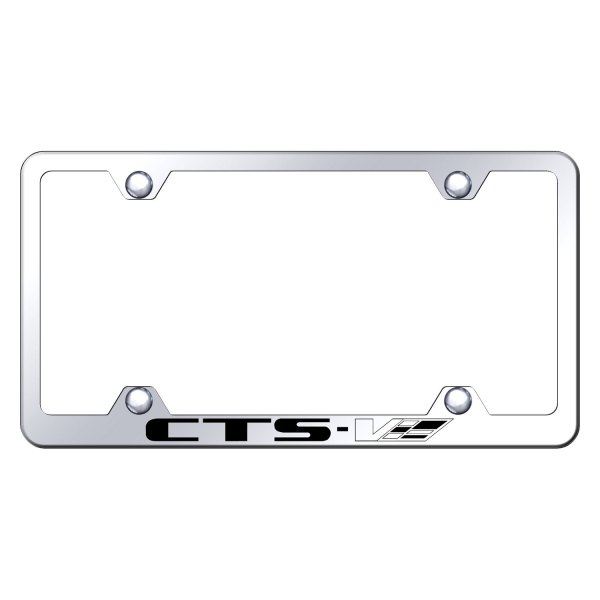 Autogold® - Wide Body License Plate Frame with Laser Etched CTS-V Logo