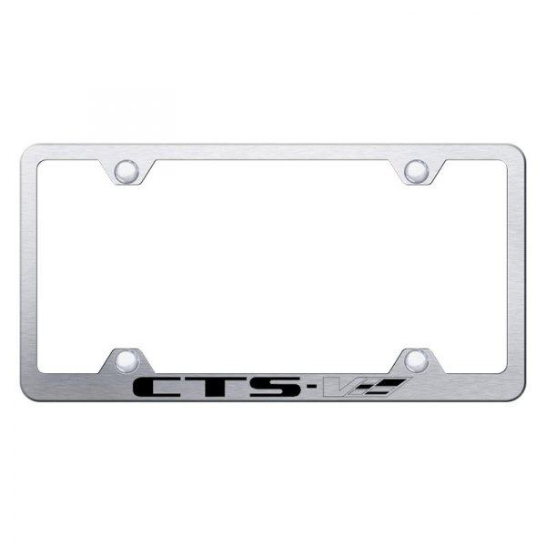 Autogold® - Wide Body License Plate Frame with Laser Etched CTS-V Logo