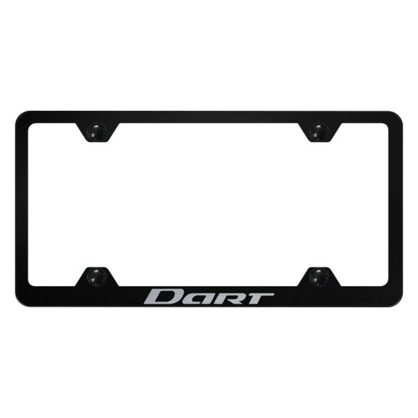 Autogold® - Wide Body License Plate Frame with Laser Etched Dart Logo