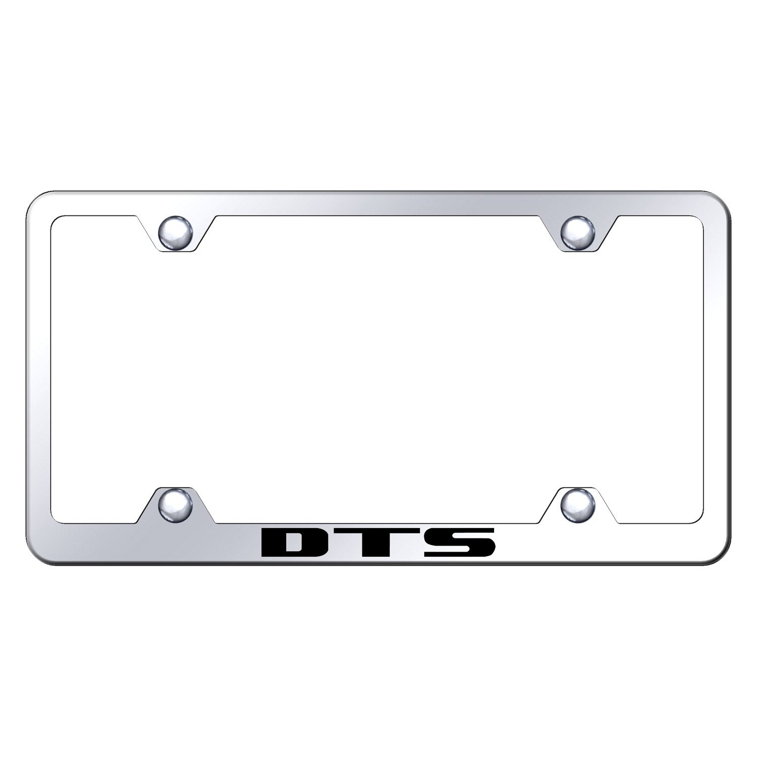 dts ロゴプレート Autogold® LFW.DTS.EC - Wide Body Chrome License Plate Frame with