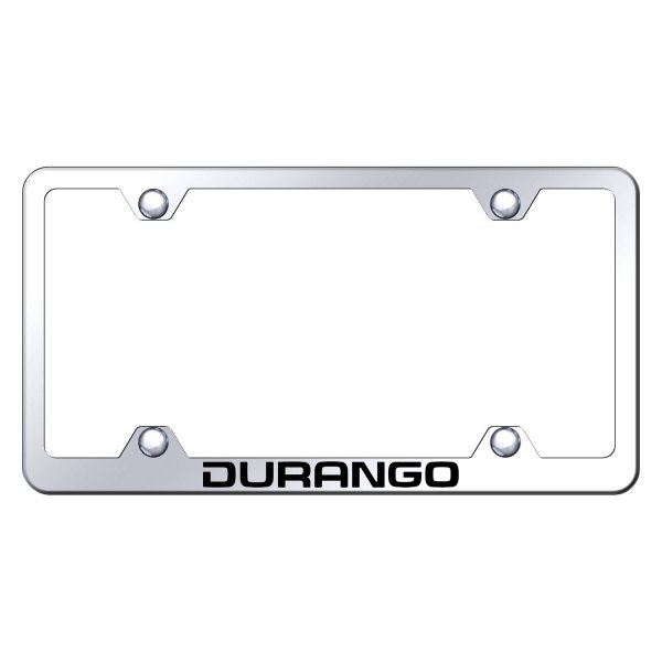 Autogold® - Wide Body License Plate Frame with Laser Etched Durango Logo