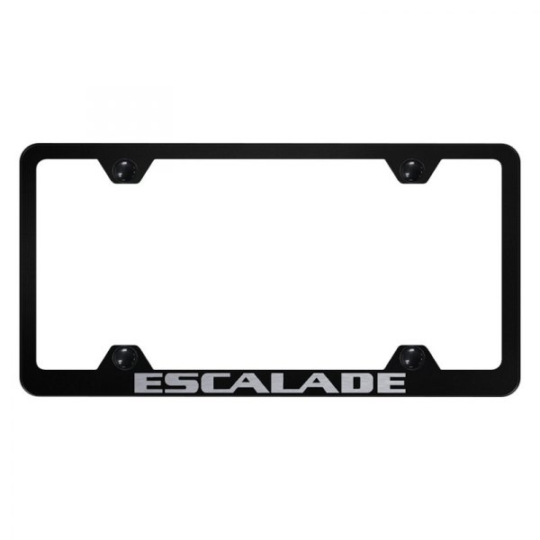 Autogold® - Wide Body License Plate Frame with Laser Etched Escalade Logo
