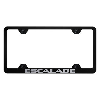 Autogold® - Wide Body License Plate Frame with Laser Etched Escalade Logo