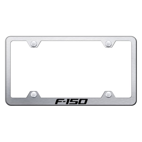 Autogold® - Wide Body License Plate Frame with Laser Etched F-150 Logo