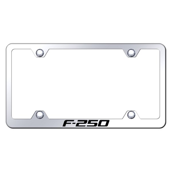 Autogold® - Wide Body License Plate Frame with Laser Etched F-250 Logo