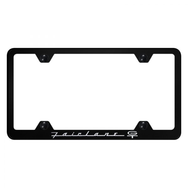 Autogold® - Wide Body License Plate Frame with Laser Etched Fairlane GT Logo