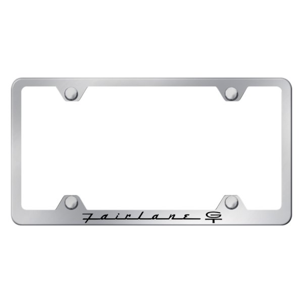 Autogold® - Wide Body License Plate Frame with Laser Etched Fairlane GT Logo