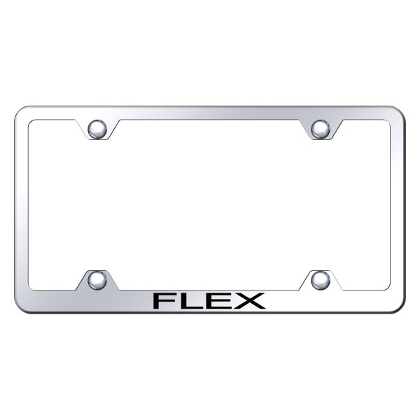 Autogold® - Wide Body License Plate Frame with Laser Etched Flex Logo