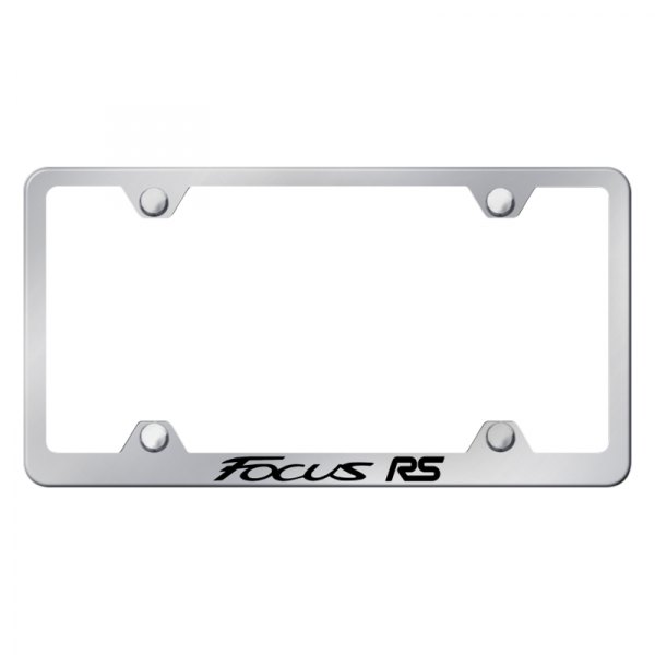 Autogold® - Wide Body License Plate Frame with Laser Etched Focus RS Logo
