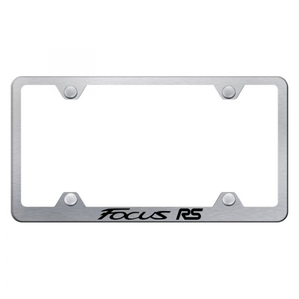 Autogold® - Wide Body License Plate Frame with Laser Etched Focus RS Logo