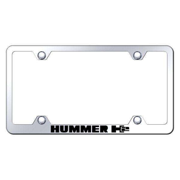 Autogold® - Wide Body License Plate Frame with Laser Etched H2 Logo