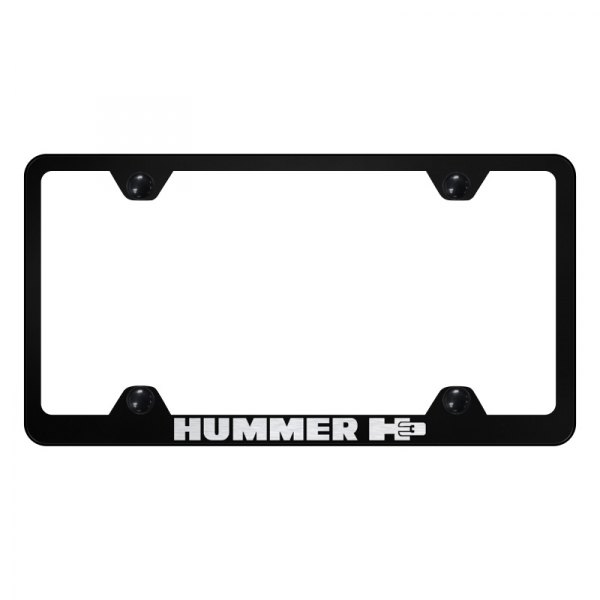 Autogold® - Wide Body License Plate Frame with Laser Etched H3 Logo