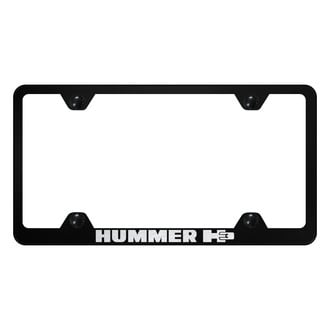 Autogold® - Wide Body License Plate Frame with Laser Etched H3 Logo