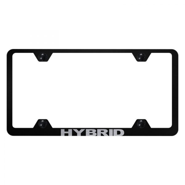 Autogold® - Wide Body License Plate Frame with Laser Etched Hybrid Logo