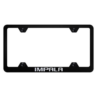 Autogold® - Wide Body License Plate Frame with Laser Etched Impala Logo