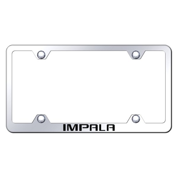 Autogold® - Wide Body License Plate Frame with Laser Etched Impala Logo
