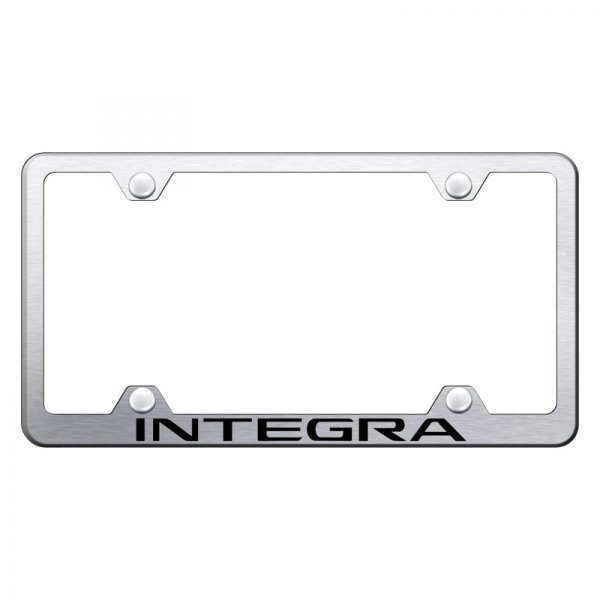 Autogold® - License Plate Frame with Laser Etched Integra