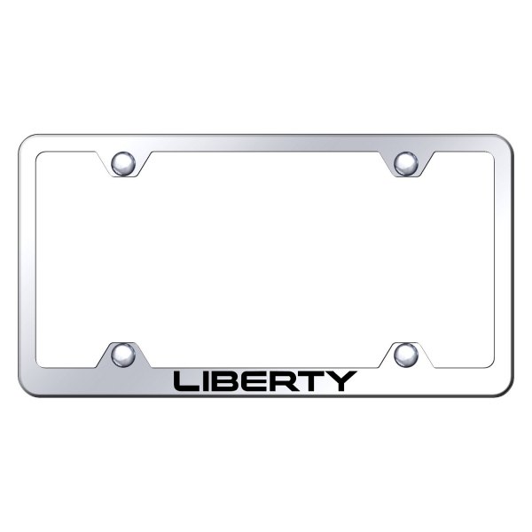 Autogold® - Wide Body License Plate Frame with Laser Etched Liberty Logo