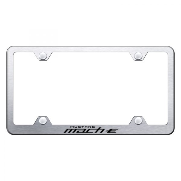 Autogold® - Wide Body License Plate Frame with Laser Etched Mach-E Logo