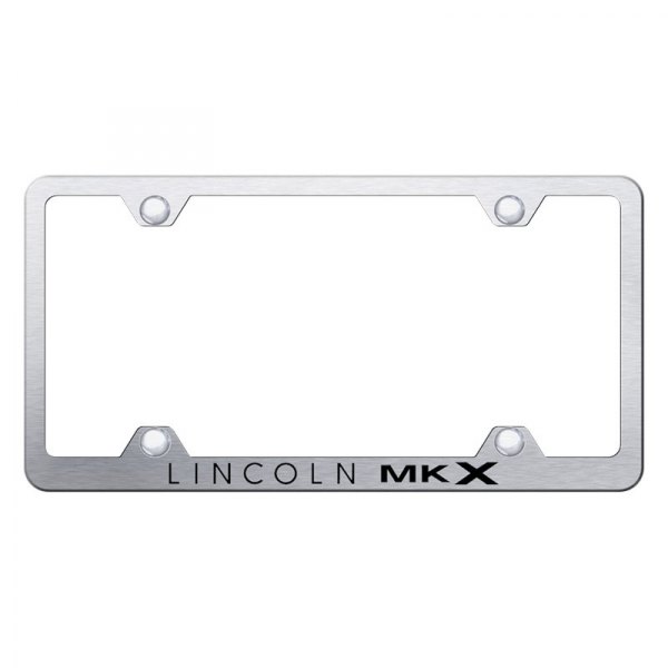 Autogold® - Wide Body License Plate Frame with Laser Etched MKX Logo