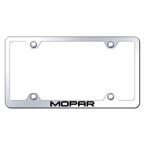 Autogold® - Wide Body License Plate Frame with Laser Etched Mopar Logo