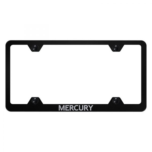 Autogold® - Wide Body License Plate Frame with Laser Etched Mercury Logo