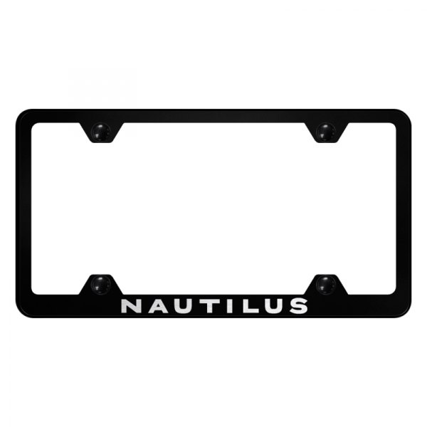 Autogold® - Wide Body License Plate Frame with Laser Etched Nautilus Logo