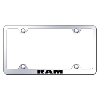 Autogold® - Wide Body Chrome License Plate Frame with Laser Etched RAM Logo