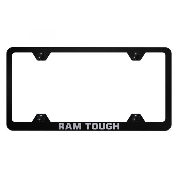 Autogold® - Wide Body License Plate Frame with Laser Etched Tough Ram Logo
