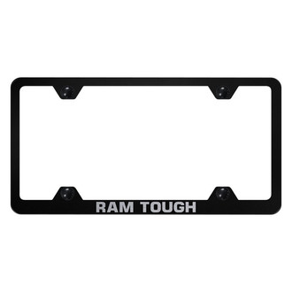 Autogold® - Wide Body License Plate Frame with Laser Etched Tough Ram Logo